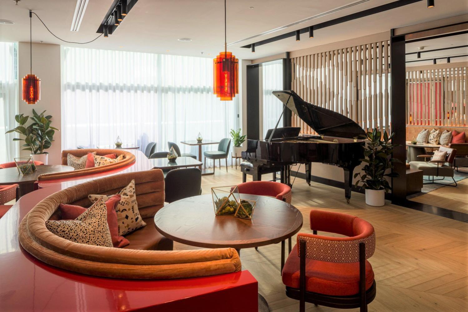 The Lowry Hotel Manchester Exteriér fotografie The Piano Room